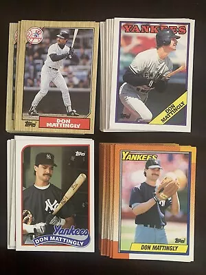 1987-1990 Topps Don Mattingly 100 Card Mint Vending Lot Yankees • $9.99