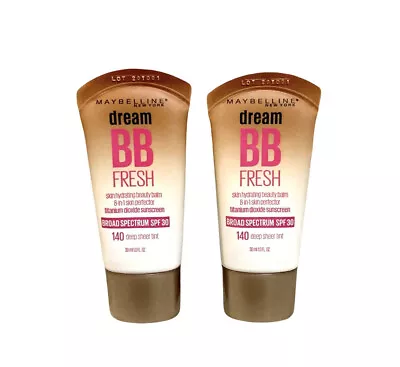 Maybelline Dream Fresh BB Cream 8-in-1 Skin Perfector 140 Deep Sheer Tint 1.0oz • $15