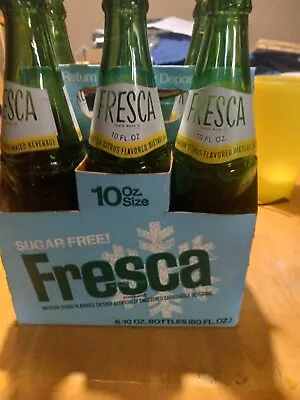 Vintage Fresca 6-10oz Bottles In  Original Carrier. Super Rare • $30