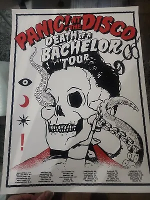 Panic At The Disco Death Of A Bachelor Tour Poster 18  X 24  • $256.36