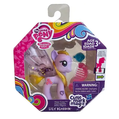 Hasbro My Little Pony Lily Blossom Water Cuties G4 Purple Figure New MLP 2015 • $23