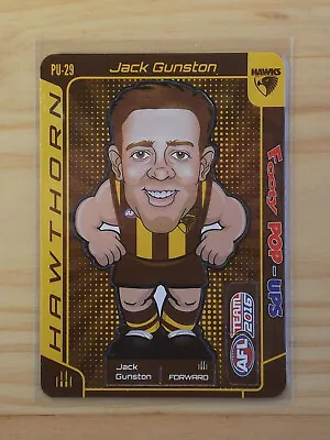 2016 AFL Teamcoach Footy Pop-Ups Card PU-29 Jack Gunston Hawthorn • $1.50