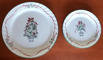 $8 • Buy Calloway Holiday Plates - Dinner Or Salad - By Corelle - Your Choice!
