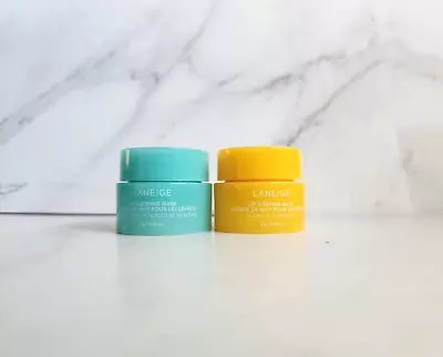 LANEIGE Lip Sleeping Mask In Mint Choco & Mango 3 G X 2 New Authentic • $15