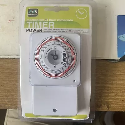 Mechanical 24 Hour Immersion Timer By Master Plug • £1.99