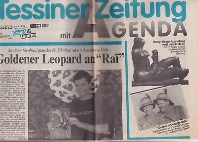 Tessiner Zeitung 8/1995 - 48. Filmfestival Locarno - Stan Laurel - Oliver Hardy  • £5.99
