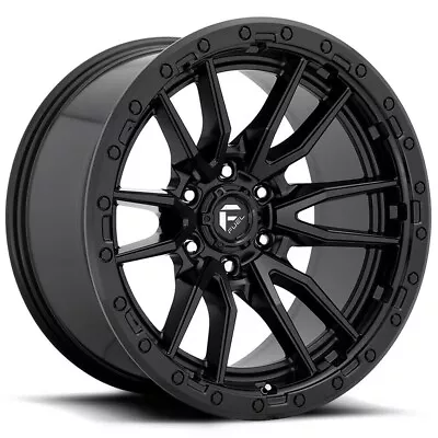 4-New 17  Fuel D679 Rebel Wheels 17x9 6x135 1 Matte Black Rims 87.1 • $1244