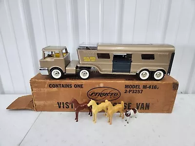 Vintage Original Structo Vista Dome Horse Van In Box Semi Truck Trailer Buddy L • $62.52