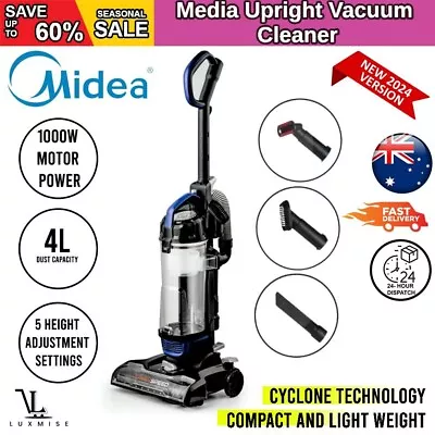 Midea 4L Handheld Vacuum Cleaner UPRIGHT Washable Filter Detachable Hand 1000W • $118.96