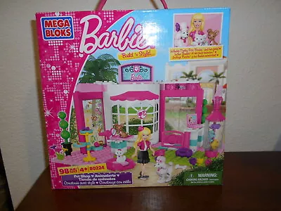 Barbie...mega Bloks Pet Shop..98 Pcs...nrfb • $24.99