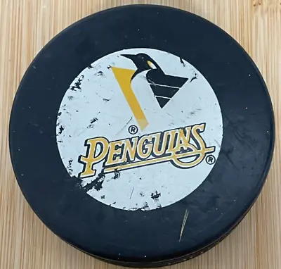 NHL Pittsburgh Penguins Inglasco Puck OFFICIAL GAME USED Vintage CIVIC ARENA • $49.99