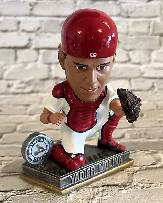 St Louis Cardinals Yadier Molina Bobblehead & Bobble Arm Platinum Action Base FC • $125