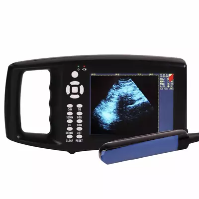 5 Inch LCD Veterinary Ultrasound Scanner Cattle Horse Pregnancy Rectal Probe • $1338.99