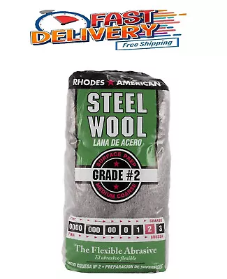 Homax Medium Coarse Grade #2 Steel Wool (12-Pad) • $6.95