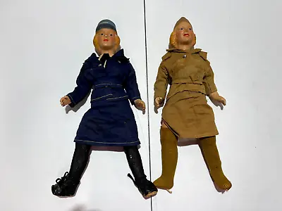 RARE 15  Freundlich Novelty 1942 US Military Womens Auxiliary Dolls • $225