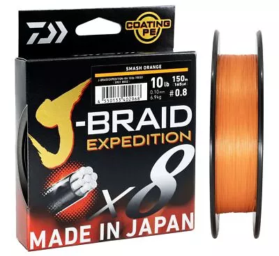 Daiwa J-Braid Expedition X8 150m • $49.99