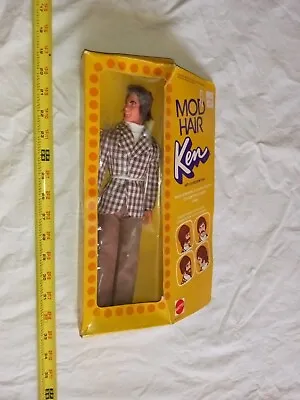 Vintage 1972 Mod Hair Ken Doll Mattel No. 4224 W/ PRICE TAG Never Opened RARE. • $324.99