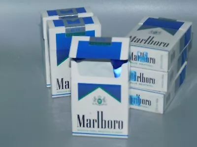 12 Used Flip Top Empty Packs Marlboro Menthol Cigarette Boxes Packs  No Tobacco • $10