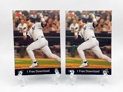 2006 Topps Alex Rodriguez ITunes Download Offer Lot Of 2 - 1 Free Download • $5.08