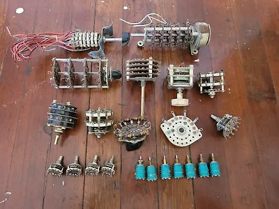 Lot Of 22 Rotary Switch Non Shorting Ceramic Wafer Ham Radio Vintage Gang • $60