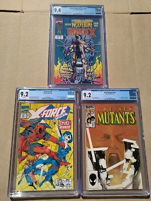 Cgc Graded Comics - Lot Of 3 - Marvel Comics Presents #72 New Mutants X-force • $81
