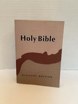 Us Military Holy Bible Compact Paperbook Military Edition 2007 • $14.99