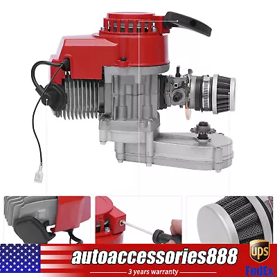 2 Stroke HP Racing Engine Motor 49cc 47cc 50cc Pocket/Quad/Dirt Bike Pull Start • $70.50