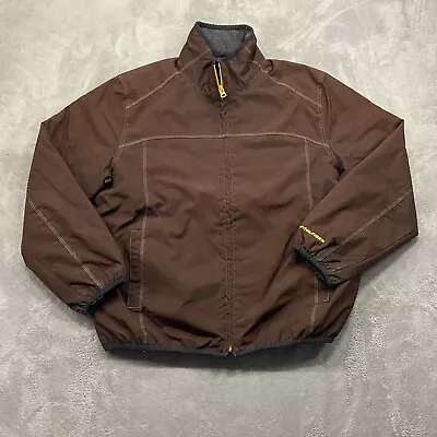 Vintage Tommy Hilfiger Jacket Men's Large Brown Outdoors Y2kfashion Retro Preppy • $22.49