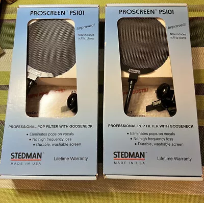 Stedman PS101 Pro Microphone Pop Screen Filter - New In Box • $42