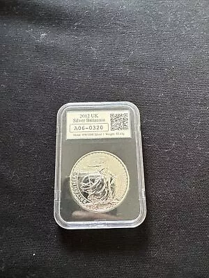 1oz Silver Britannia .999 Fine 1 Ounce Silver Bullion Coin Britania 2012 • £25