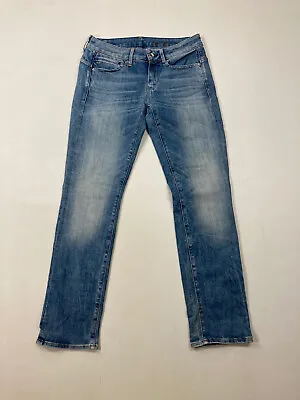 G-STAR RAW MIDGE MID STRAIGHT Jeans - W28 L30 - Blue - Great Condition - Women’s • £24.99
