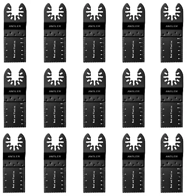 15x Antler 35mm Wood Cutter Blades Fits Dewalt Stanley Oscillating Multi Tool • £11.99