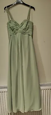 Mark Lesley Bridesmaid Prom Dress Ballgown Size 10 Mint Green • £20