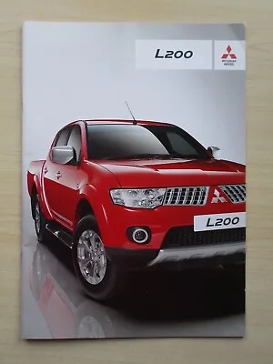 Mitsubishi L200 Sales Brochure (2011) Inc Warrior Barbarian & Walkinshaw • $12.49