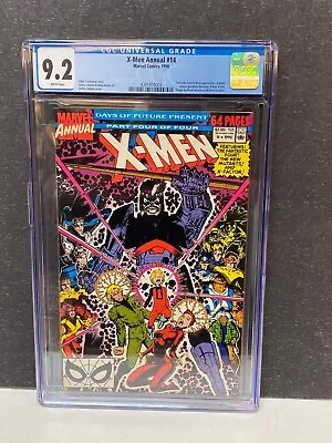 X-MEN ANNUAL #14 (1990) CGC 9.2 1st CAMEO APPEARANCE GAMBIT WHITE PAGES • $79