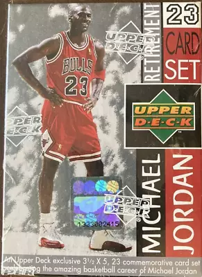 1999 Upper Deck MICHAEL JORDAN 23 Card Retirement Set FACTORY SEALED • $59.99