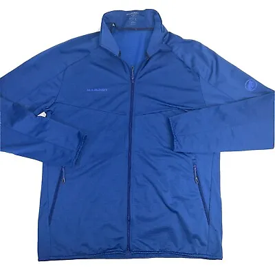 Mammut Windbreaker Style Mens XL Blue Jacket. Near Perfect Condition. • $47.33
