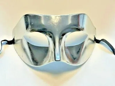 Silver Masquerade Ball Venetian Mask Fancy Dress Ball Unisex New Years Eve Masks • £5.25