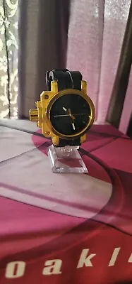Oakley Gearbox Polished Gold W/ Black Dial Watch (read The Description) • $450