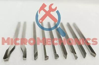 3mm X 60mm HSS Ground Lathe Form Tools 9 Pieces Set Unimat Emco Myford Boxford • $65.99