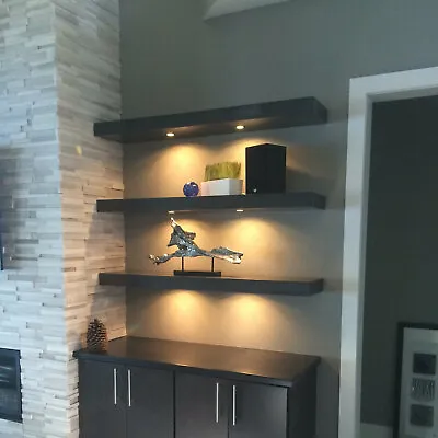 24  Floating Shelf With LED Lights - Flush Mount LED Lighting.  NO FINISH • $109