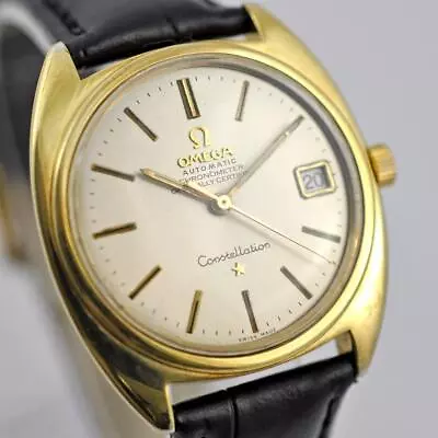 Authentic Omega Constellation  C  Gold Plated Automatic Date Gents Watch 168.017 • $999