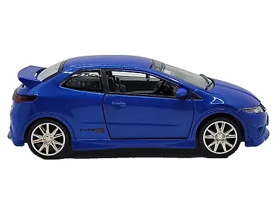 Honda Civic Type R Fn2 Blue 1/32 Diecast Model Toy Car Pull Back New Boys Toys • £14.99