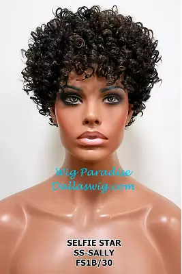 Modu Selfie Star Heat Resistant Fiber Full Spring Bouncy Curls SS Sally Wig • $34.99