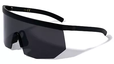 Xl Oversized Semi Rimless Shield Wrap Around Sunglasses Sport Outdoor Beach Xxl • $9.95