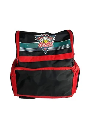 90s Michel Oks Coca Cola Atlanta Georgia Backpack Cooler Bag Rare Vintage • £19.99