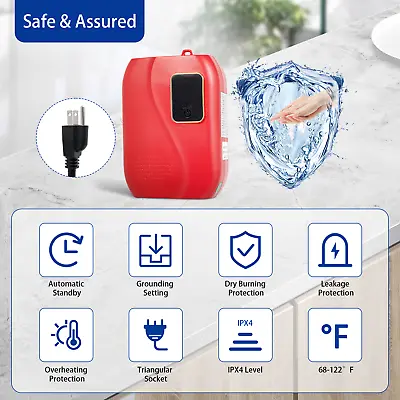 Electric Mini-Tank Water Heater 110V 3KW Instant Point Of Use Hot Water Heater • $45.12