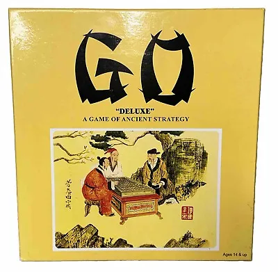 GO Board Game Deluxe Edition VINTAGE Complete Set Wood Board John N Hansen 1982 • $20