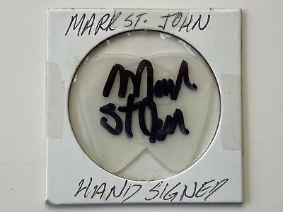 KISS Band Guitar Pick Mark St. John SIGNED Autograph #1 2picks Clear • $134