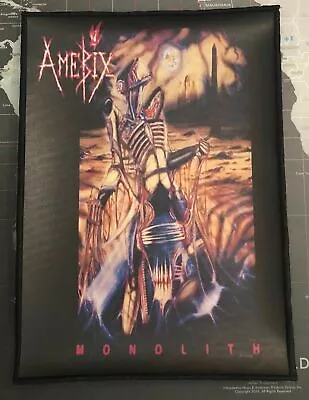 Amebix Monolith Medium Sublimated Printed Back Patch A060P • $12.99